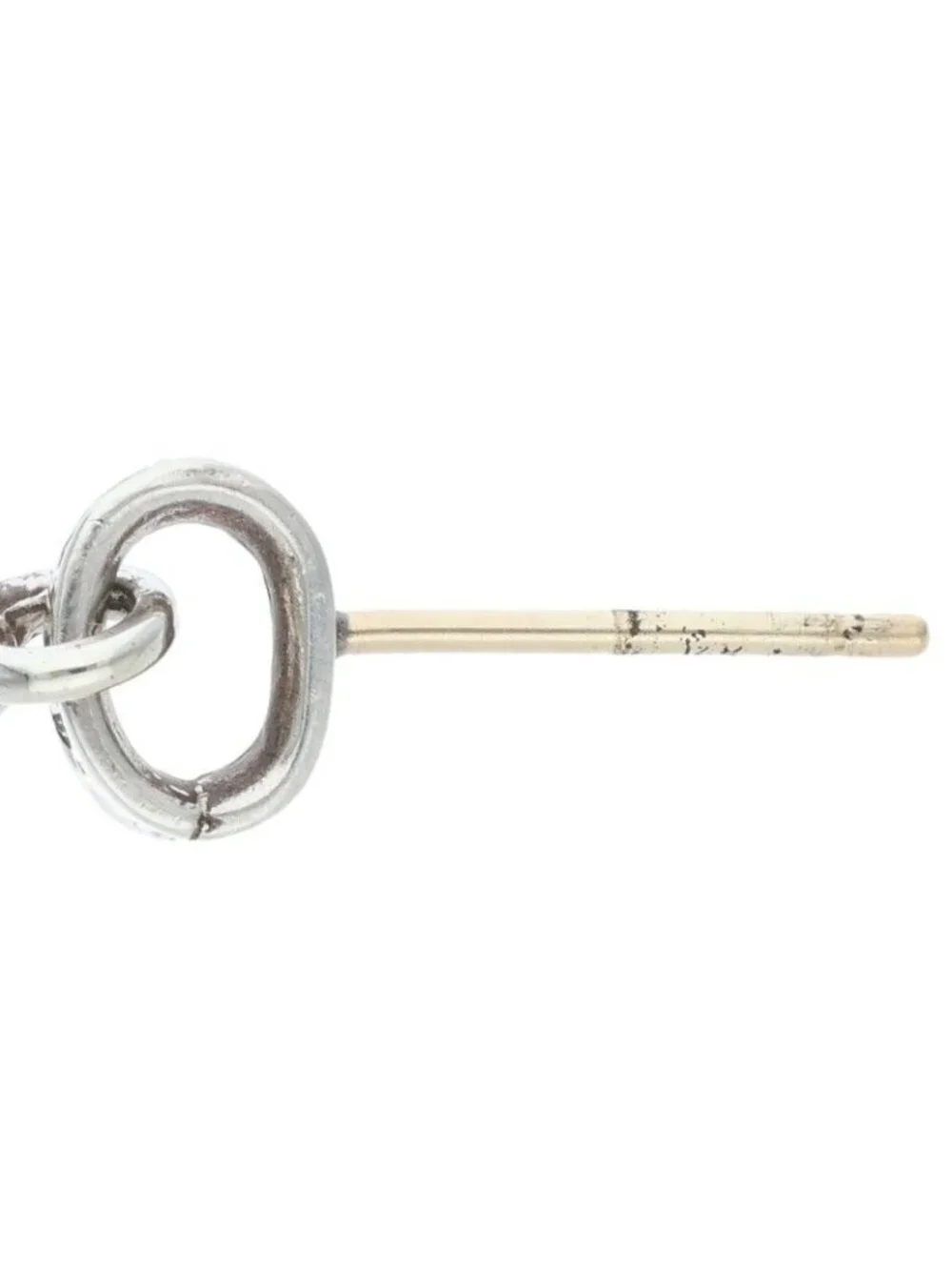 Chrome Hearts Bby Pprchn Baby Fat Drop Silver Earrings